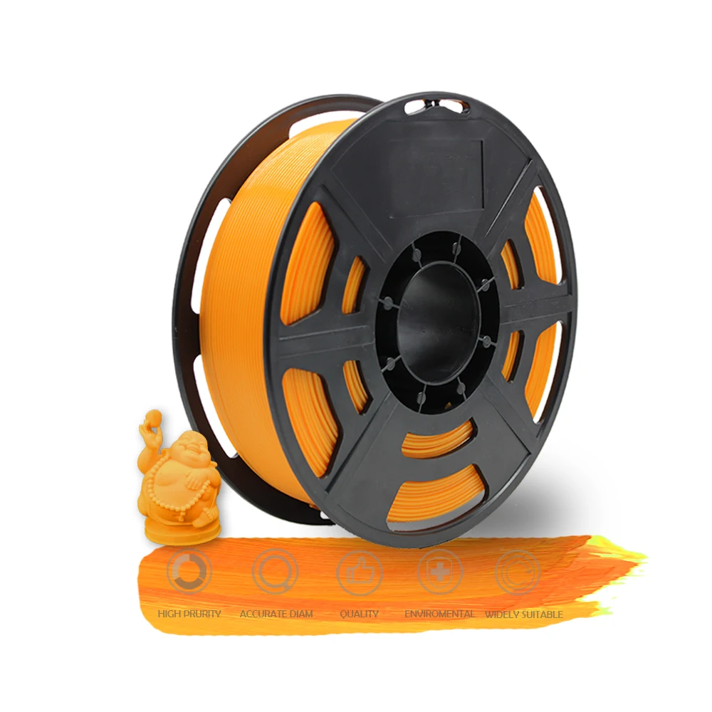 
1.75mm pla abs plastic filament black 1kg for sale 