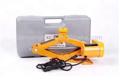 CE ISO Professional Portable Chinese Supplier OEM DC12V 2T Durable Electric Scissor Car Jack and Impact Wrench for Quick Repair