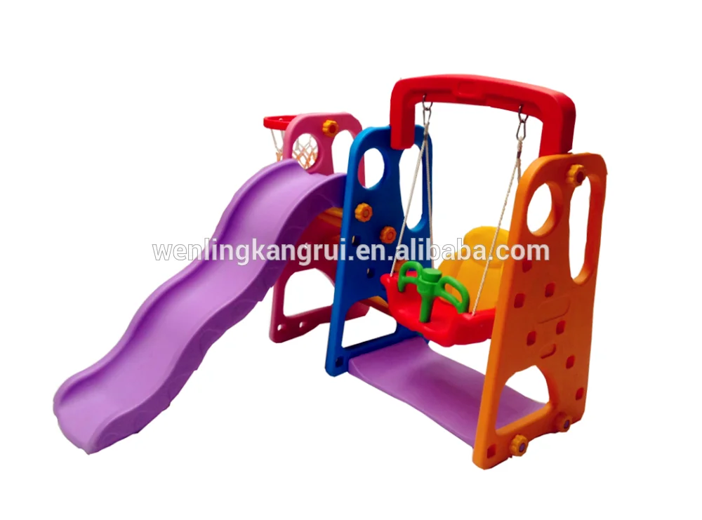 Красочные детский мини-скользить с качели