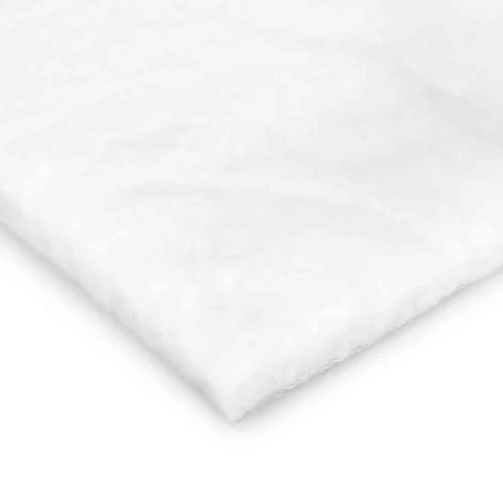 Fireproof soft polyester wadding for furniture use