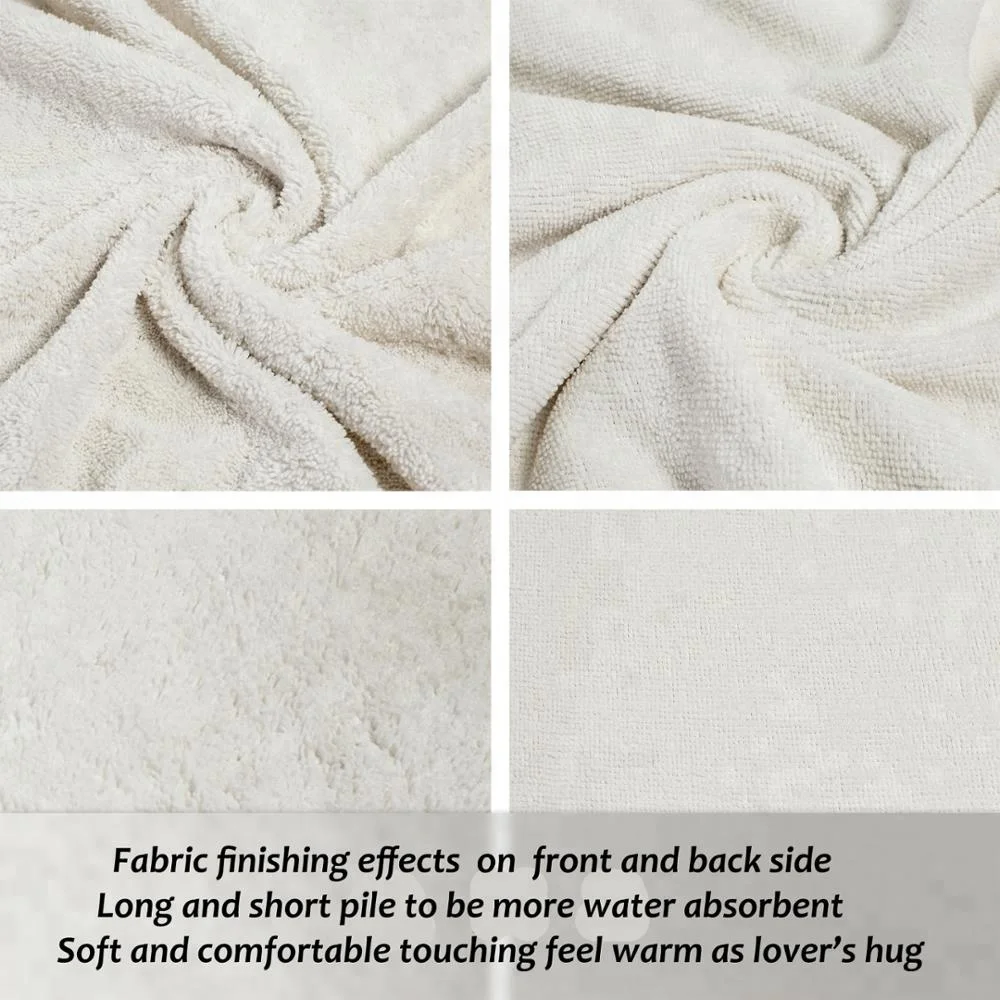 
Long Plush Absorb Large Body Wrap Drying Towel Bathroom Microfiber Bath Towel 