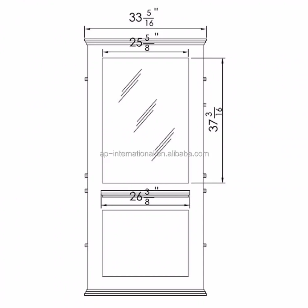 wholesale Beauty salon equipment SIENA DOUBLE SIDED SALON STATION manufacturer