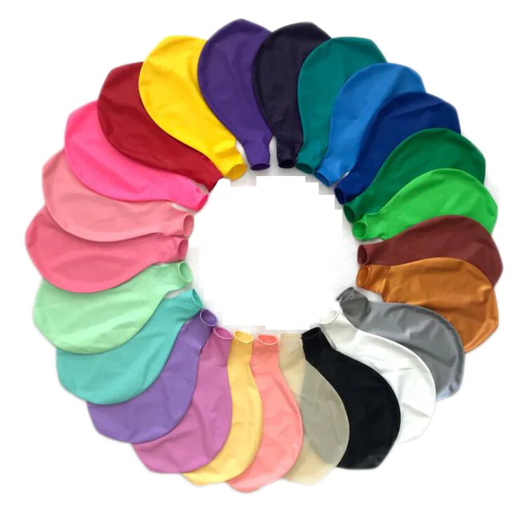 Giant large inflatable 36 inch multi color party latex balloons