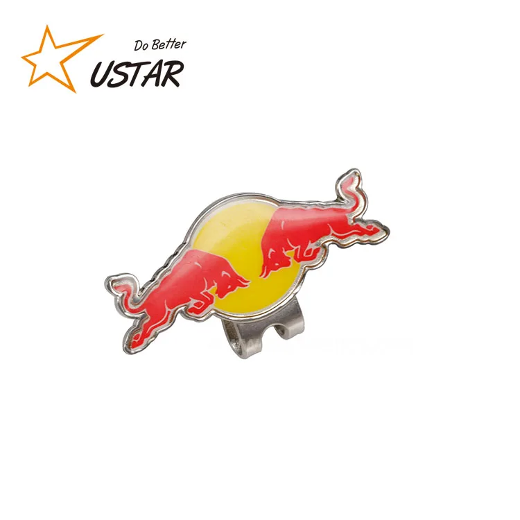 
Wholesale custom magnetic golf ball marker hat clip with custom logo 