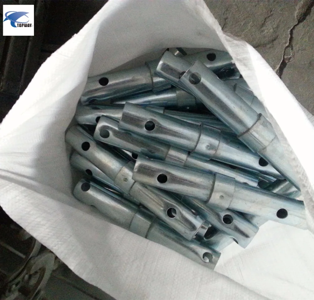 Scaffold Coupling Pins w/1' collar without spring clip spigot for frame scaffolding