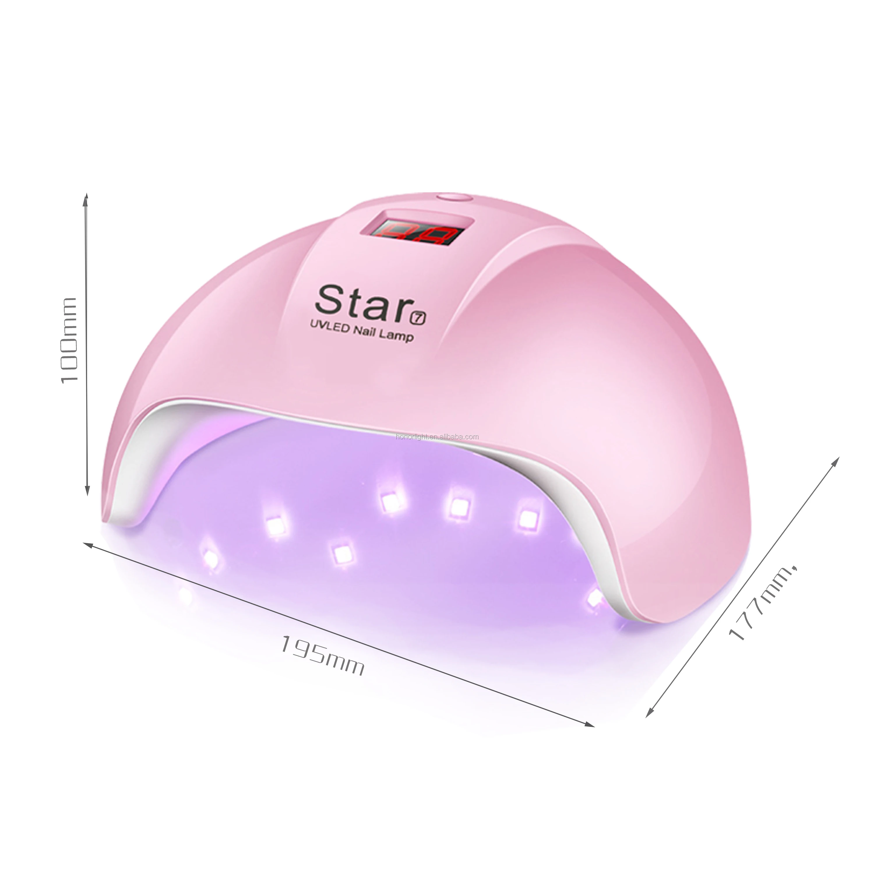 
Hot sale nail products profesional nail salon equipment in China 24w star7 led lampara uv nail,automatic manicure machine 