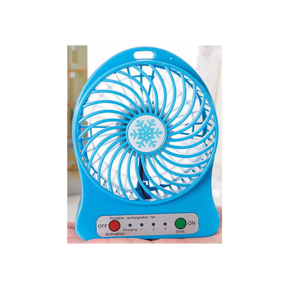 2018 Trending Portable Flexible Electrical Hand Fan 3 Speed Mini Portable Handheld Rechargeable Fan With LED Light For outdoor