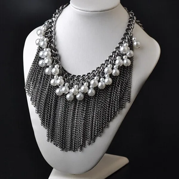 
2019 hot selling Heavy Indian Bridal Necklace Sets Gold Chain tassel necklace 