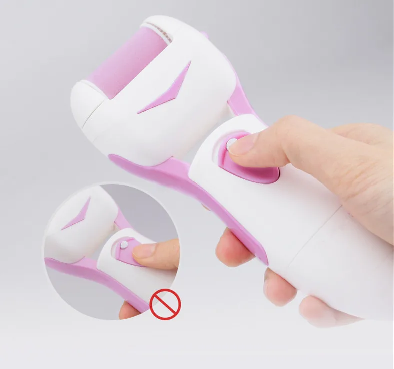 Мощное электрическое средство для удаления мозолей ног, перезаряжаемая электронная пилка для педикюра ног, удаляет сухость, мертвые, жесткие, треснувшие ногти