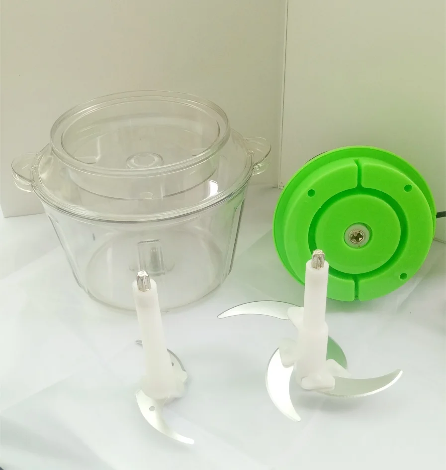 Plastic Mini Meat Cutting Machine Electric Meat Grinder for Household