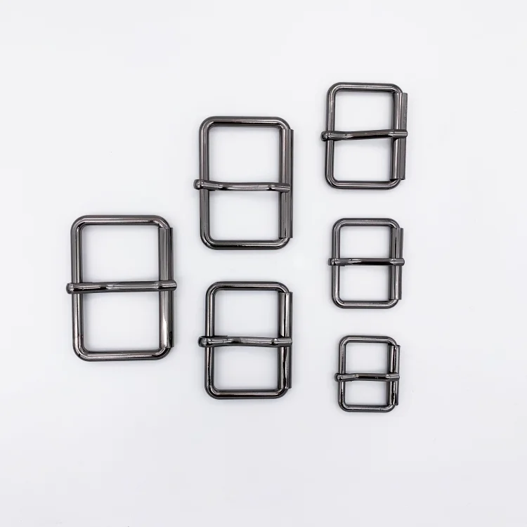 Custom roller decorative metal buckle metal pin belt buckle