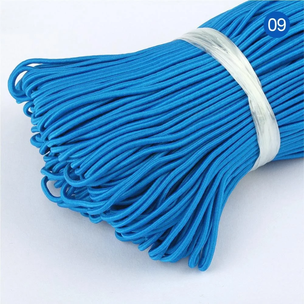 1.5mm colorful round elastic cord