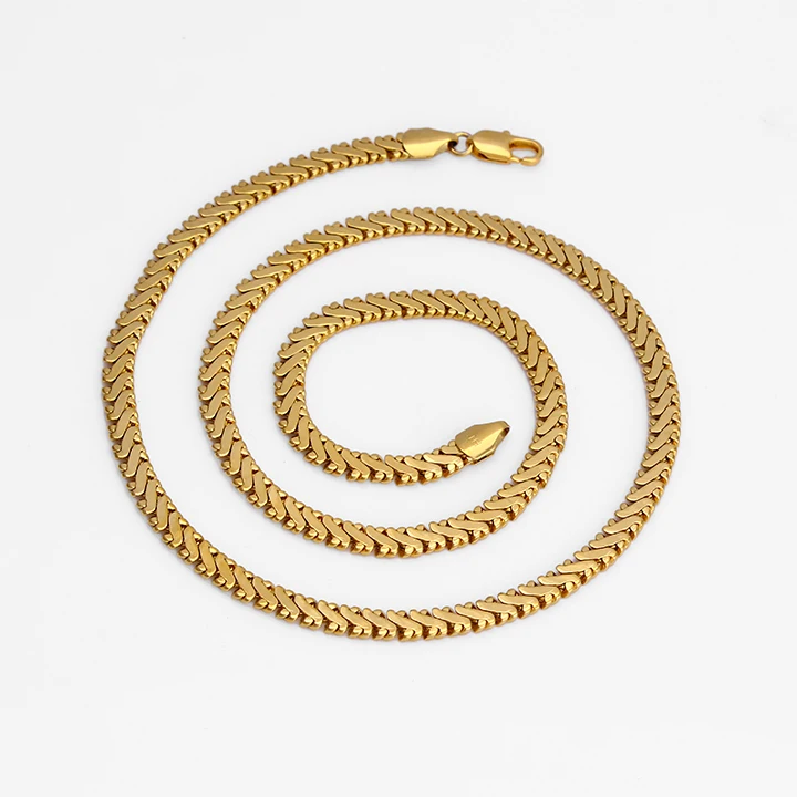 
Best Selling Jewelry Gold Plated Snake Necklace For Man Of Gift 
