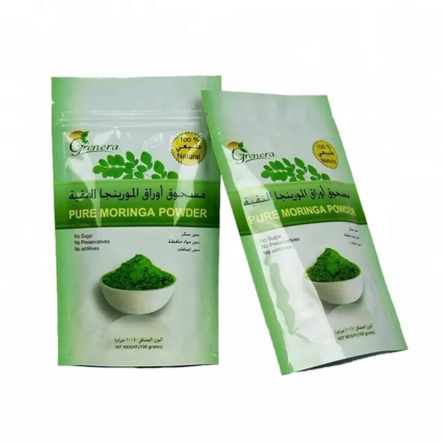 clear window front OEM custom food grade aluminium foil food bag