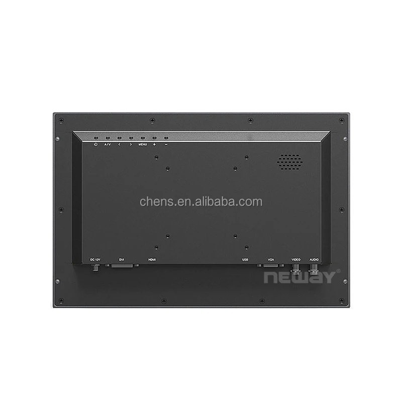 Multi-Touch 1920x1080 IPS LCD Monitor For POS KIOSK ATM with Metal Housing and HDMI VGA DVI AV Signal Input