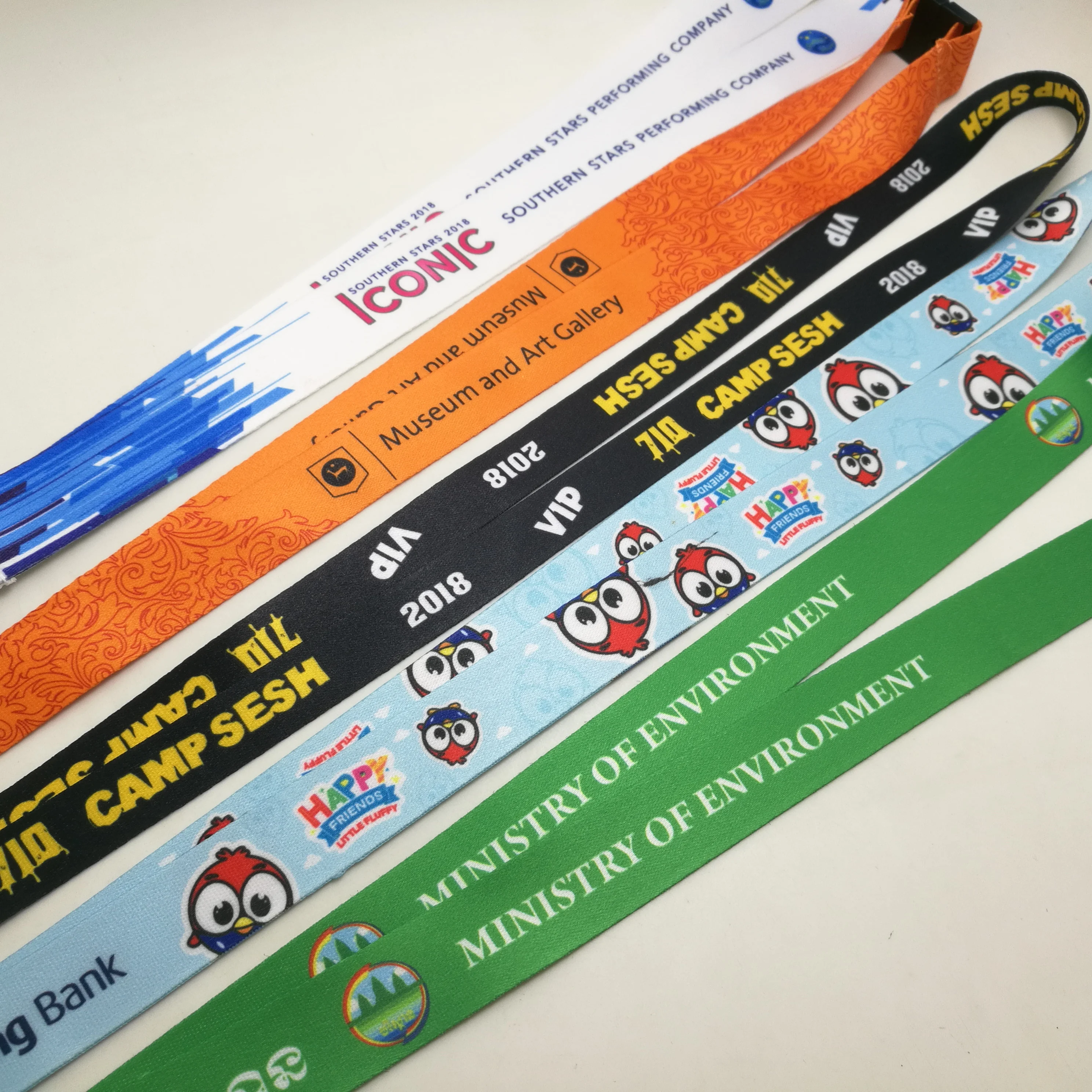 dye sublimation material in rolls for neck lanyard / gift ribbon