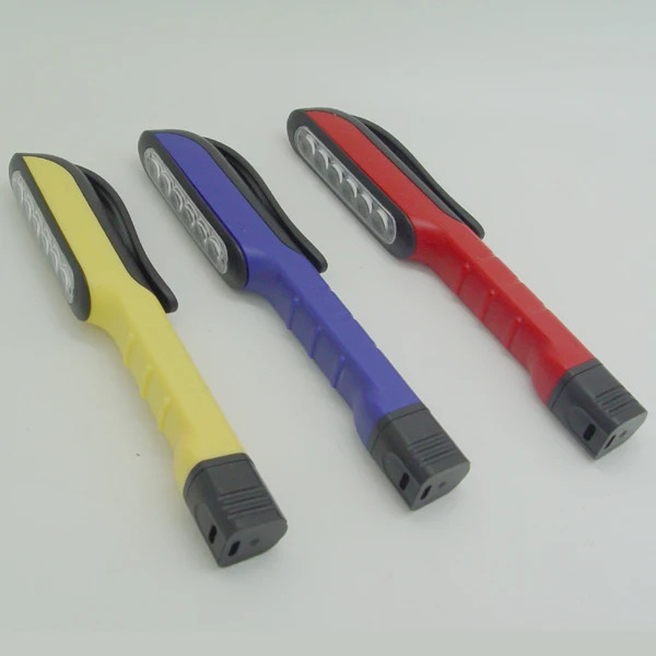 Battery powered plastic pen shape mini led flash light