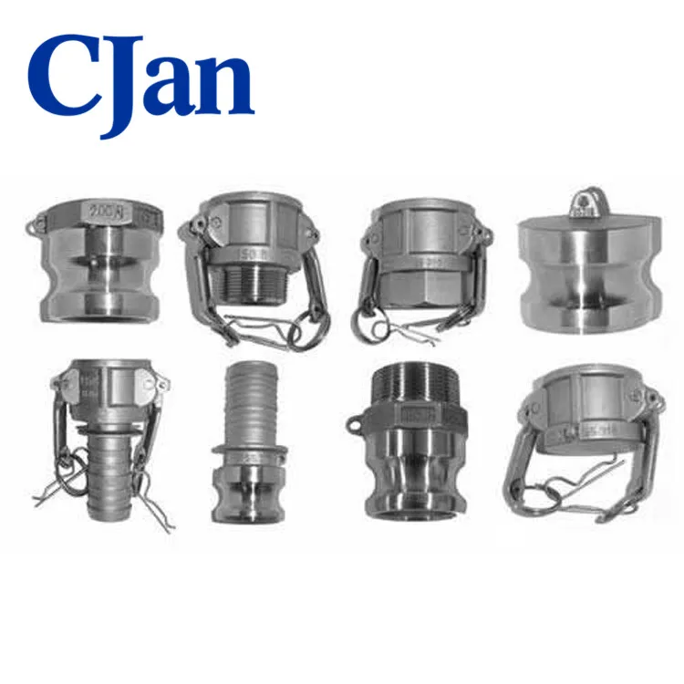 Stainless steel quick coupling camlock type DC for hose fitting