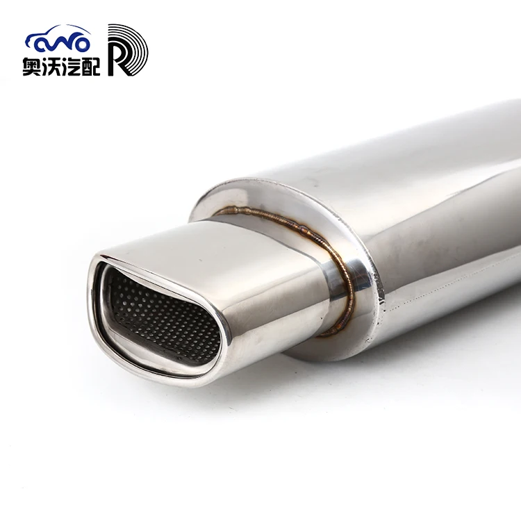 
China Manufacturer Wholesale SS304 Material Universal Car Exhaust System Muffler 