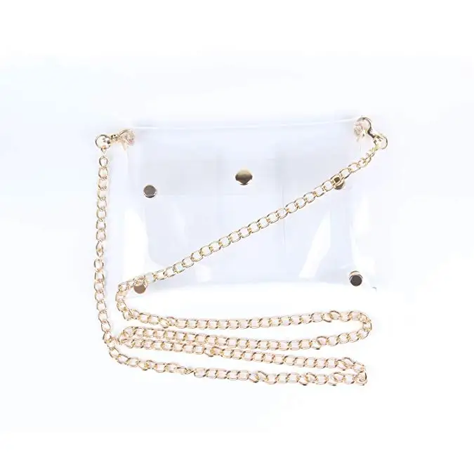 Wholesale fashion customized transparent mini eva waterproof tote bags