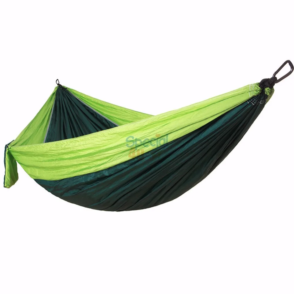Outdoor Travel swing chair hammock Bed 1000 Lightweight Parachute Fabric Double Hammock