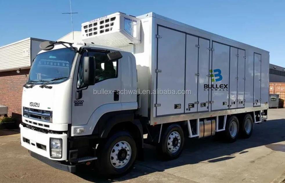 Sandwich Panel Freezer Truck Body For Sale Refrigerated Truck Box Body For Food Fiberglass