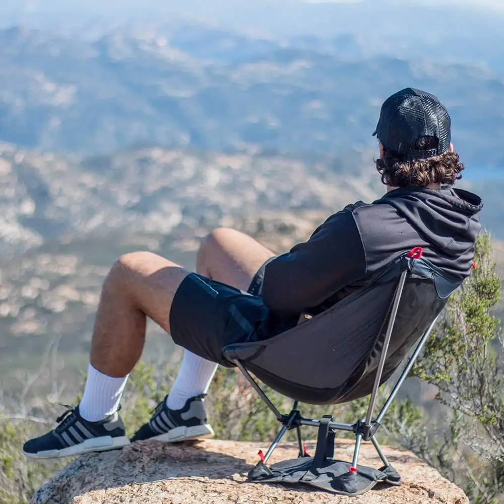 
Portable Folding Camping Chair Moon Beach Chair For Outdoor Camping BBQ Picnic 