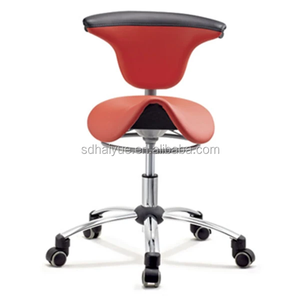 Hospital Medical Chair  Ergonomic Saddle Stool Dental Assistant Stool