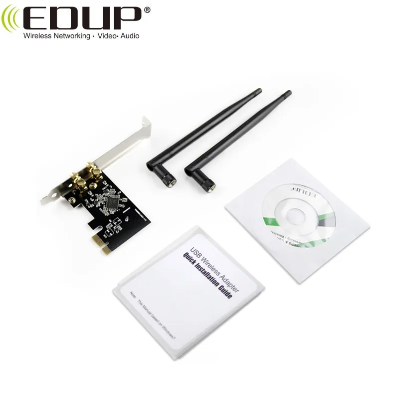 EDUP EP-9607 PCI- Express Wifi адаптер для windows 10 / XP беспроводной
