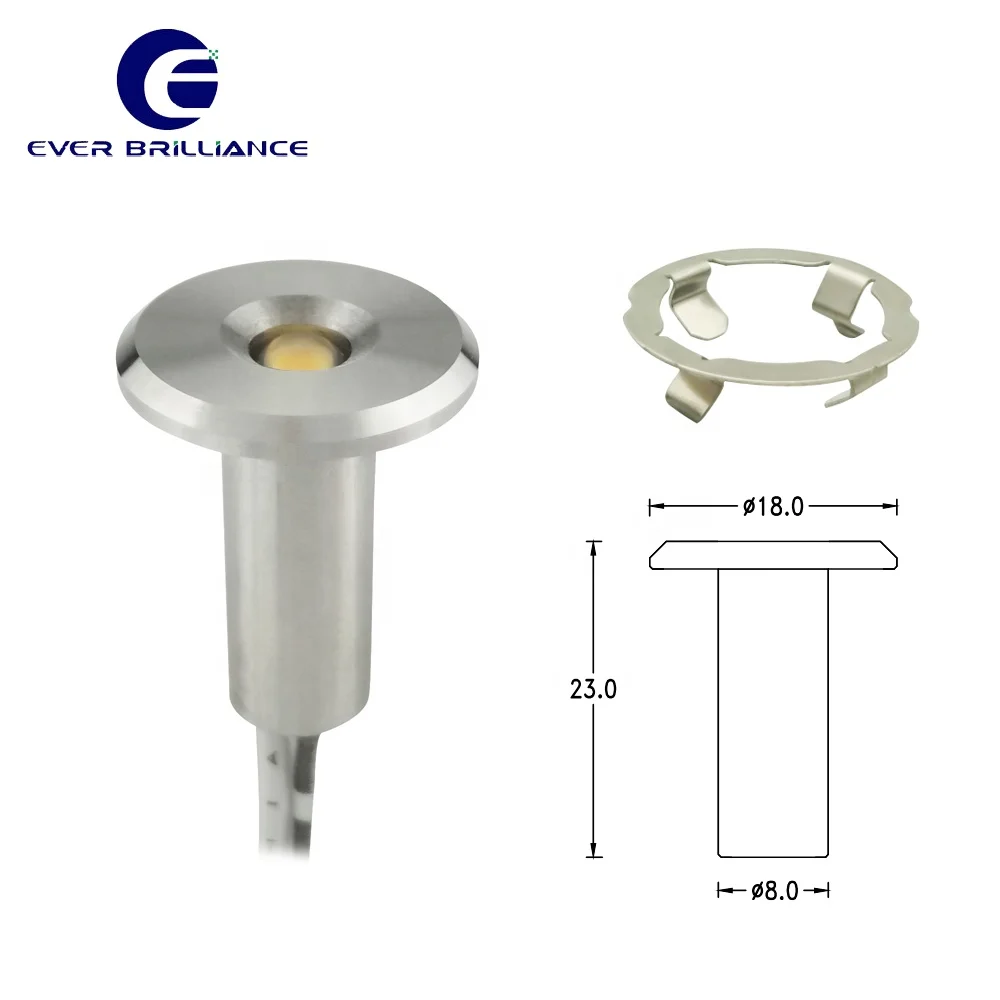 Stainless steel marine deck light 12V indoor spot IP20 celling lights