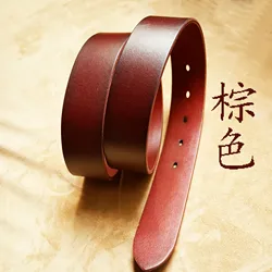 2.5cm 3.0cm 3.8cm width plain style italy vegetable leather free belts,can be used for pin buckle and western style buckle