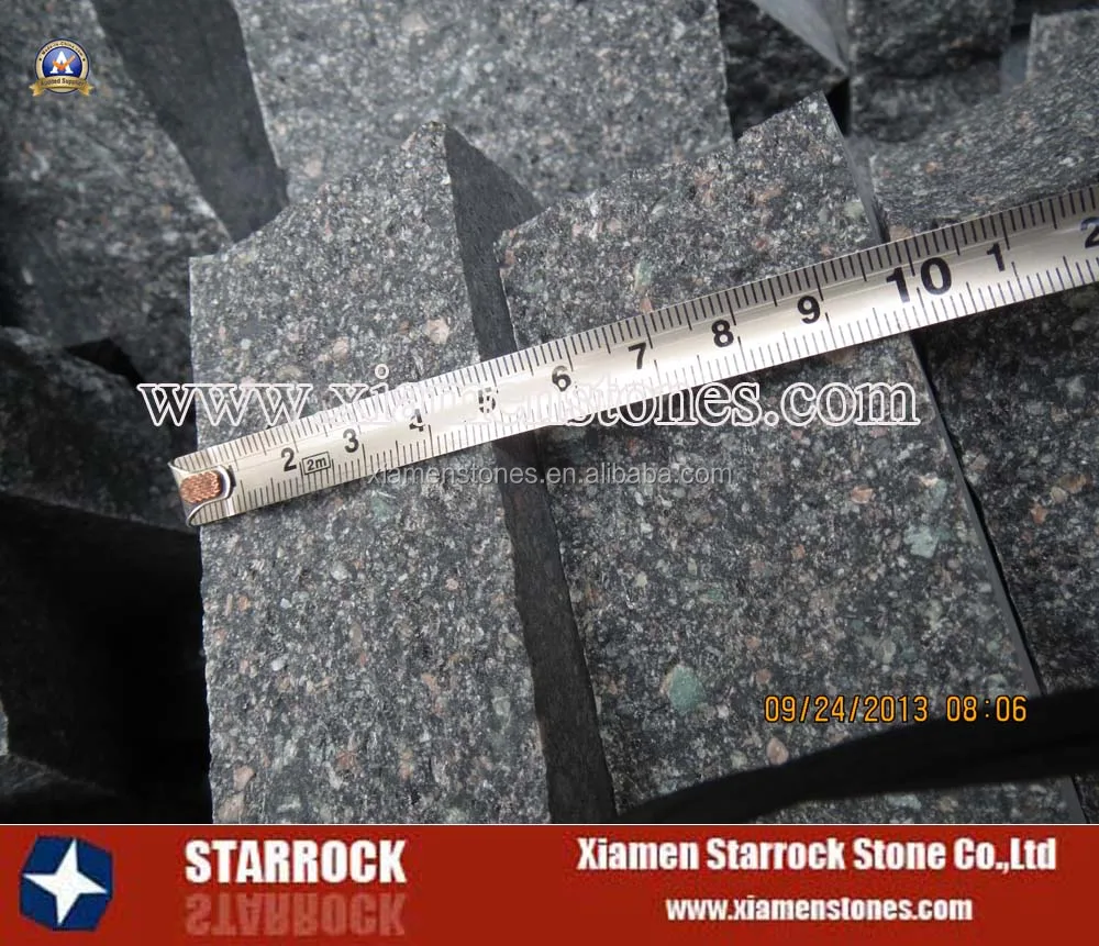 Cheap Outdoor Exterior Driveway 10x10x10 Granite Stone Crazing Paving