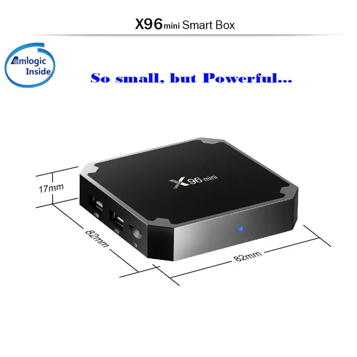X96 MINI Good Quality Amlogic S905W Mini Support 4k 2.4g WIFI Smart Android Tv Box