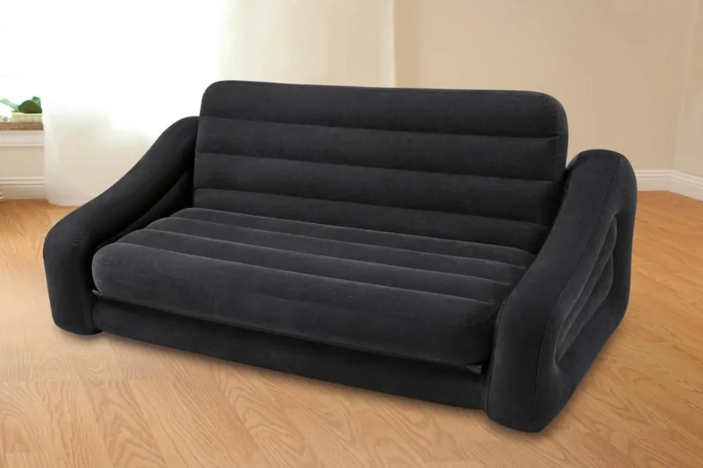 
Intex 68566 air fabric adults air sofa inflatable lounge sofabed indoor 