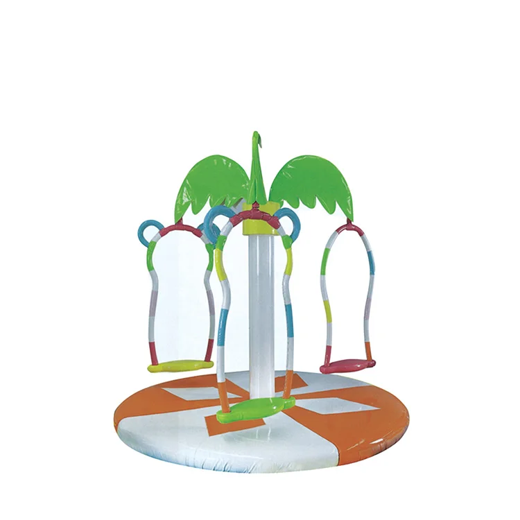 Electric Rotating Coconut Tree Ball pits slide Swing indoor playground soft play merry go round