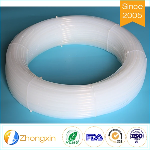 Япония смолы стандарт прозрачный промышленных ptfe тефлон трубки, дешевые 6 мм ptfe трубки