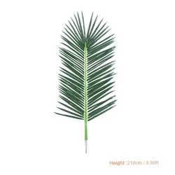 UV resistant plastic artificial coconut palm tree leaves outdoor decoration