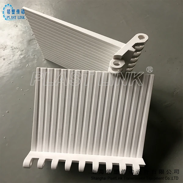 MPB series plastic conveyor belting modular belt with base flight and cleat