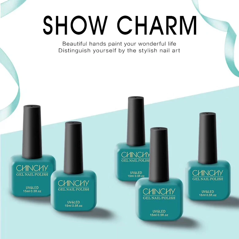 Chinchy Nail Base Gel Top Coat 15ml Resin LED Varnish Long Lasting Gel Nail Polish Soak Semi Permanent Gel Primer Nail Lacquer