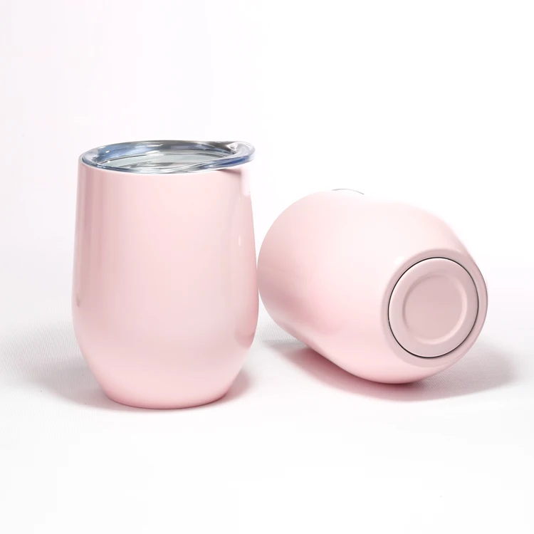 wholesale stainless steel wine tumbler coffee cup 12oz stainless steel wine glass