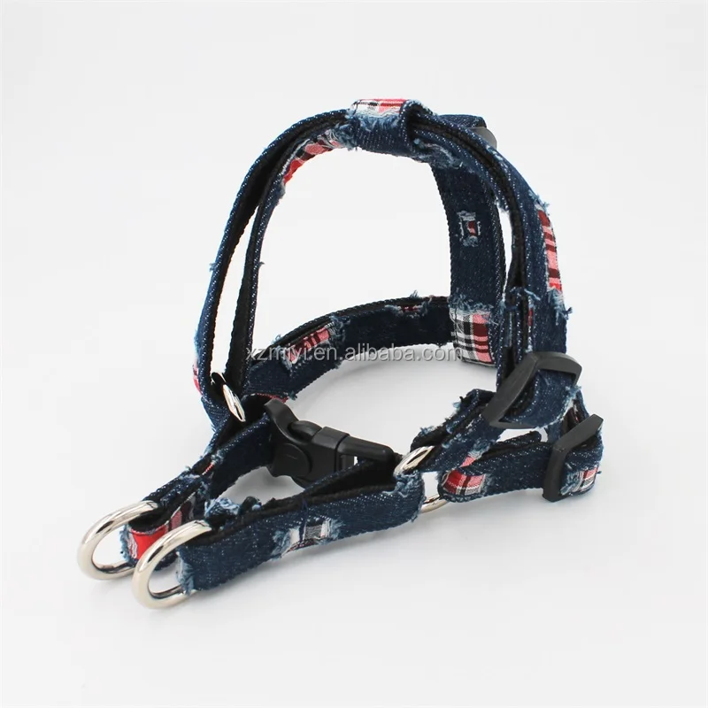 
DIY customized Denim dog collar with bowtie& leash,Soft Padded puppy&cat pet accessories 