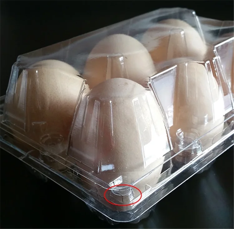 Factory Price wholesale Custom clear transparent plastic trays for eggs box