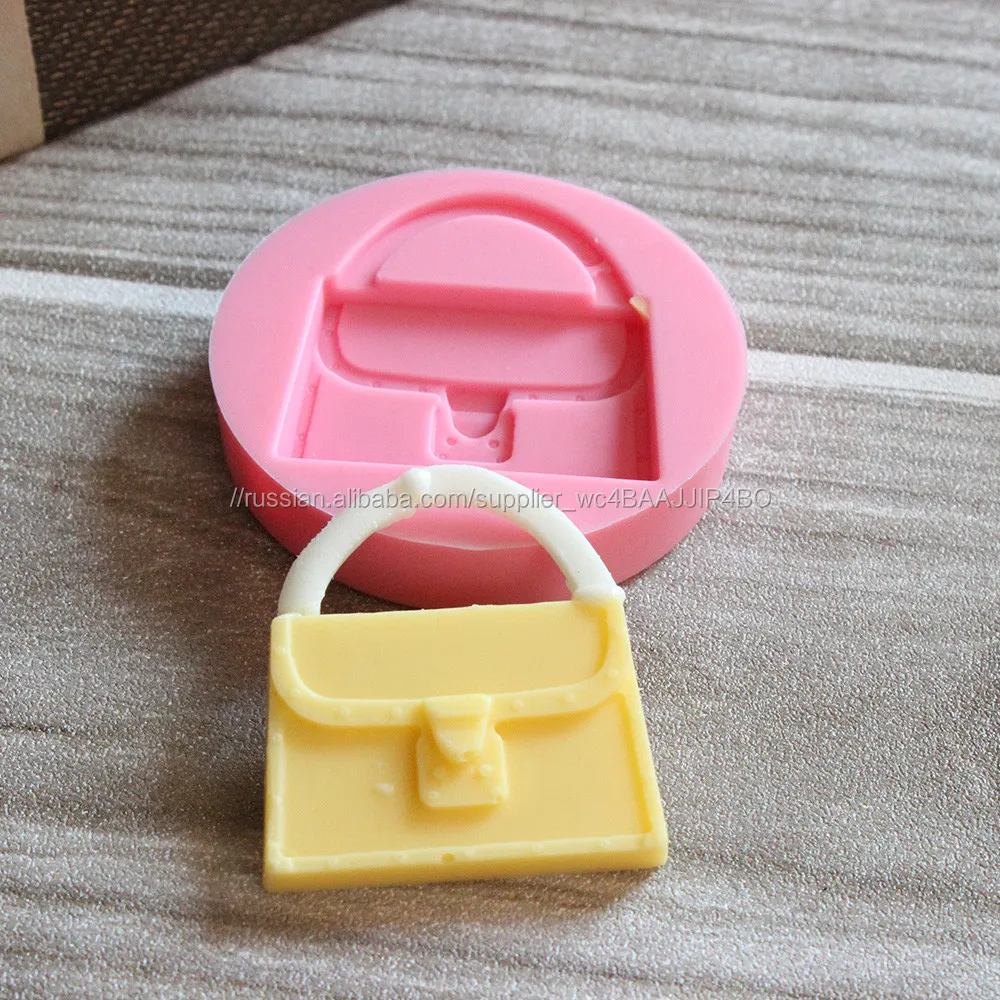 Beautiful Bag Mold Silicone Mold, Baking Christmas Cake Decoration, 3D Silicone Cake Mold