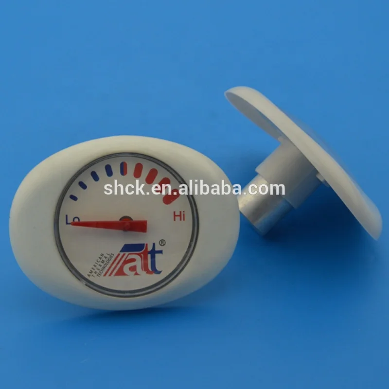 Water heater bi-metal thermometer