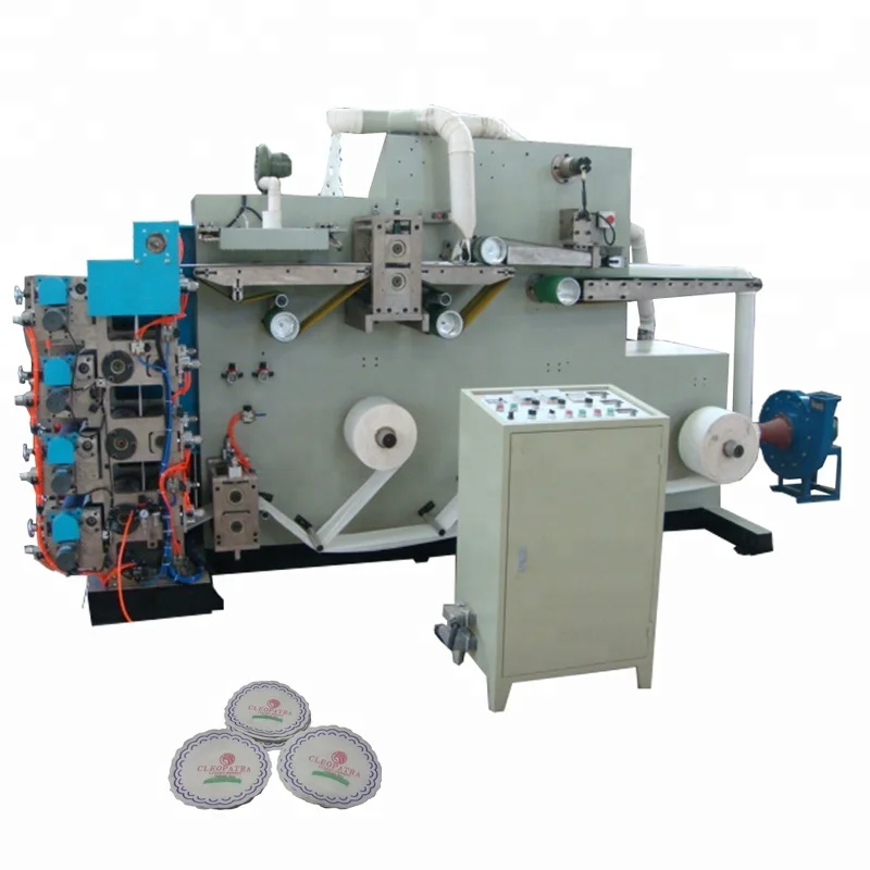 High Speed Embossing And Printing Paper Cup Coaster Making Machine