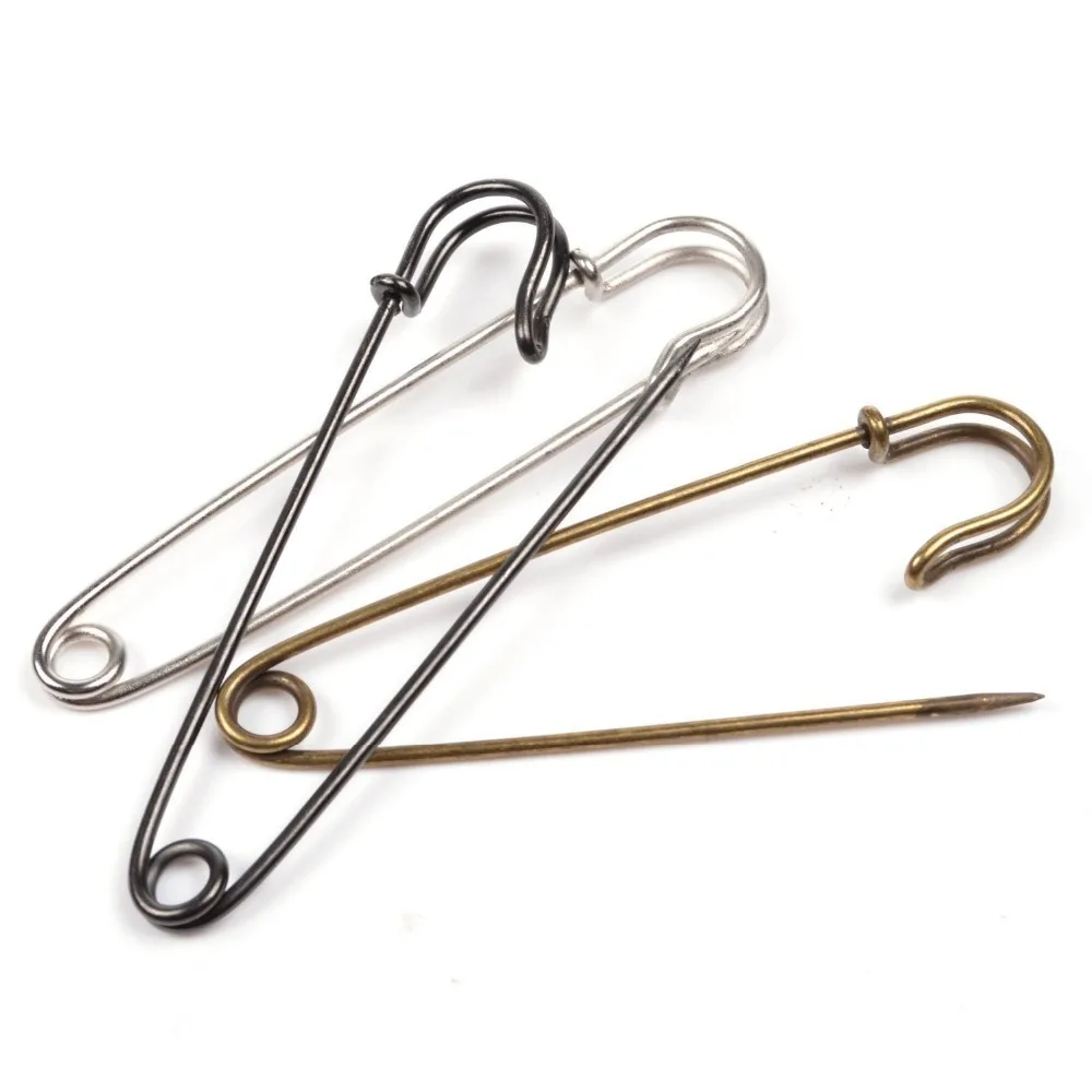 Extra-large steel Safety Pins for Blankets