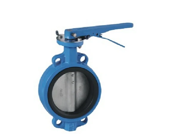 BS 5155 butterfly valve with wafer connection, centerline shaft