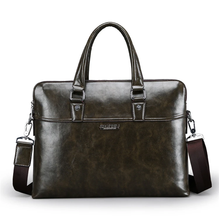 custom high quality laptop vintage leather bags men office