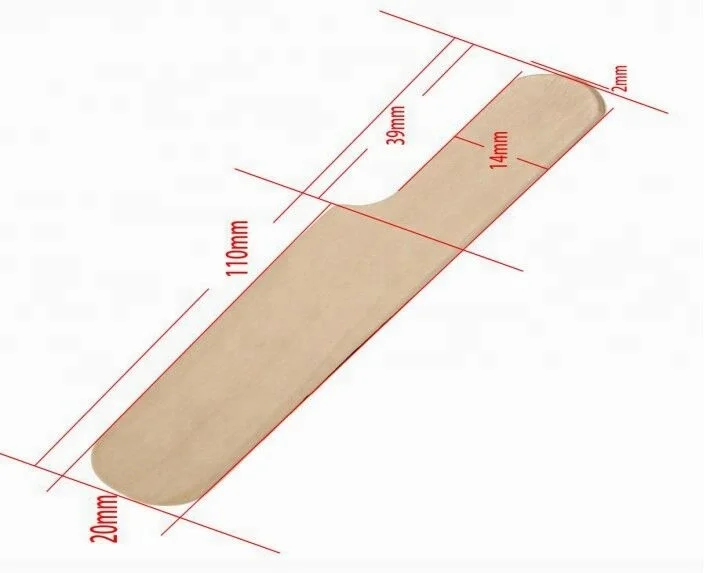 Wooden waxing  Spatula  for body hair removal