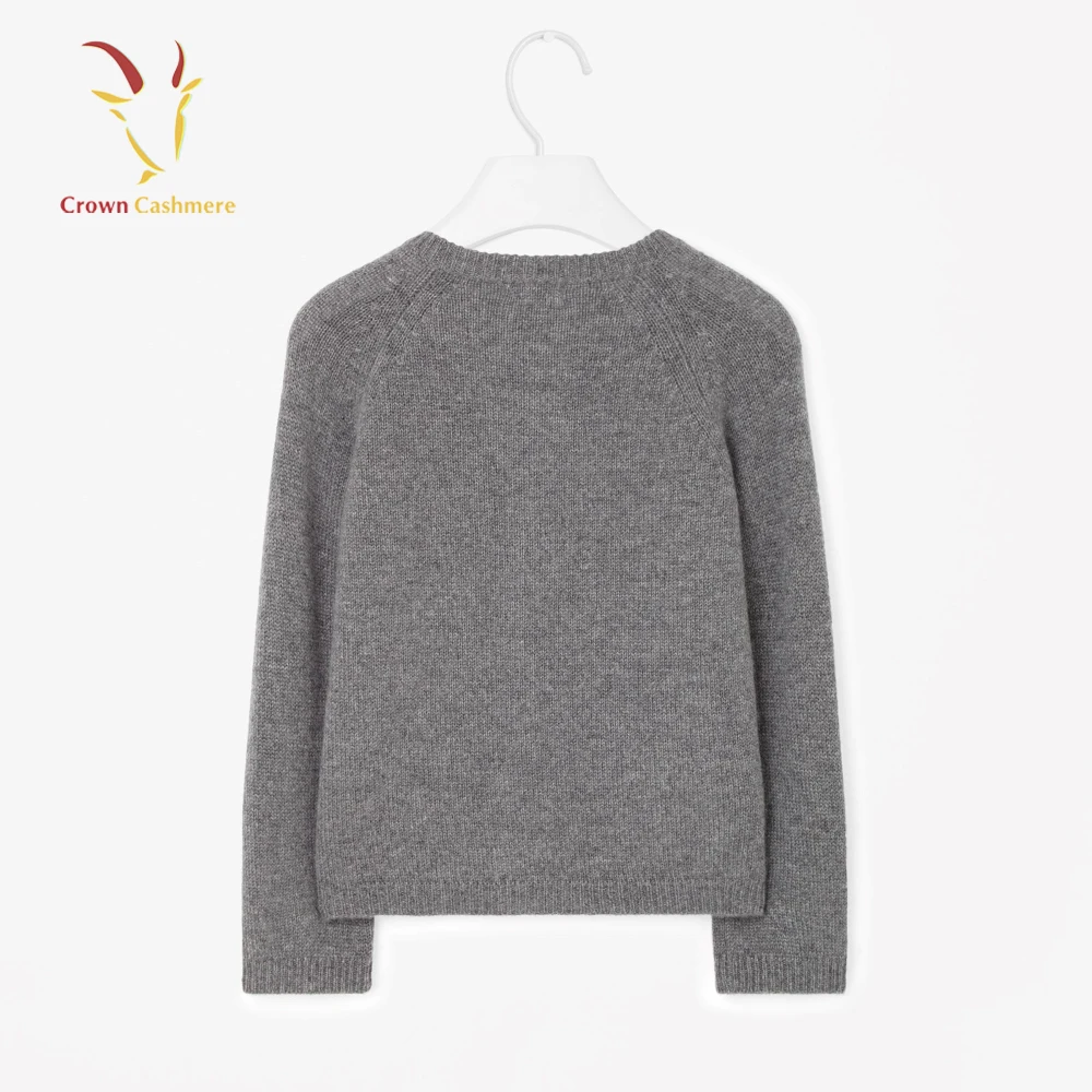 Fashion Winter Children 100% Cashmere Boy Cardigan Sweater